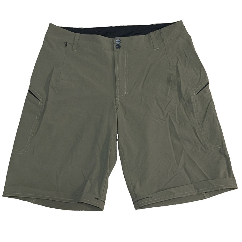 Adidas Terrex Shorts 34x10 Outdoor Hiking Lightweight Activewear Zip Pockets